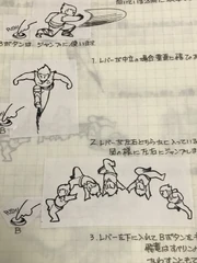Str hiryu motion sketches