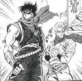 Hiryu and Kain, in the manga