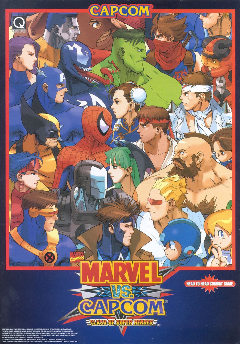 Marvel Super Heroes vs. Street Fighter secret characters, Marvel vs. Capcom