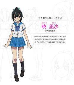 Strike the Blood Final Nagisa Akatsuki Big Acrylic Stand (Anime Toy) Hi-Res  image list