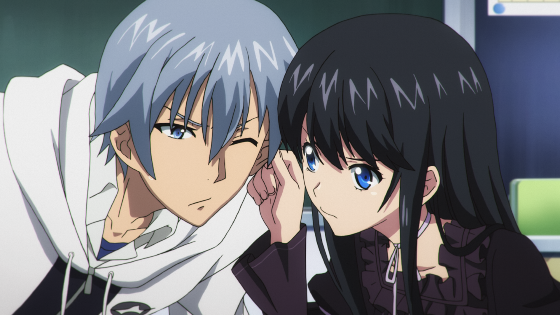 Asagi confesses her love to kojo, strike the blood S5 ep.2