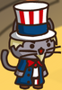 Is that cat "Uncle Sam"?