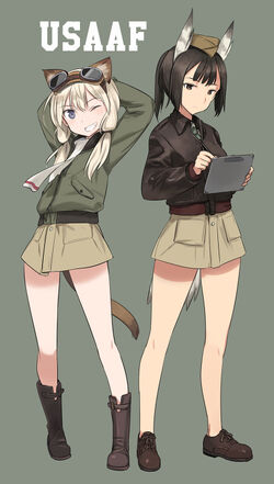 Carla j luksic and geena preddy strike witches and world witches series drawn by shimada fumikane.jpg