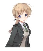 From Strike Witches x Alice Gear Aegis crossover event; Lynette's signature look.