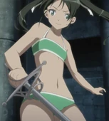 Lucchini swimsuit with rapier