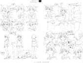 Yoshika animation sketches