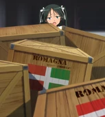 Francesca buried in supplies