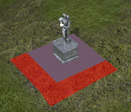 Статуя в Stronghold 2, размеры