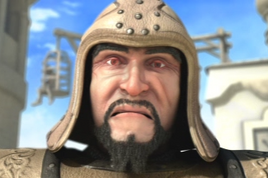 Khan face