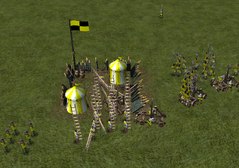 Preparations to a siege