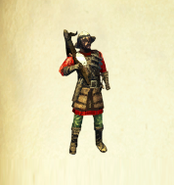 The Crossbowman as shown in the barracks menu.
