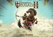 Конный лучник в Stronghold Crusader II. Арт