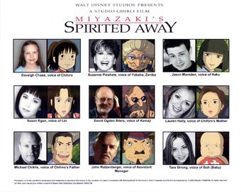 Spirited Away Voice Actors Ghibli Wiki Fandom