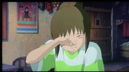 Rare shot of Chihiro, crying