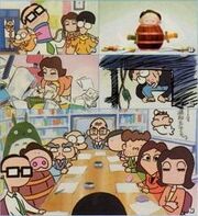 Various animation techniques were used throughout the short film.