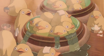 Spirited away duck plush shop