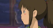 Close up shot of Chihiro