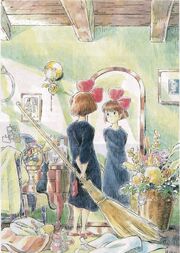 Kiki's delivery service concept art character 27
