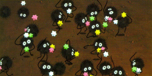 Soot Sprites - Studio Ghibli Art Print on Japanese Unryu or any Specialty  paper of your choice!