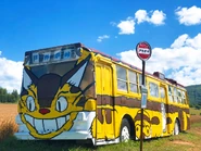 Catbus at Totoro Pass in Fukagawa, Hokkaido