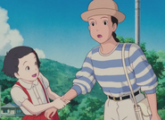 Taeko and child