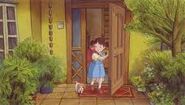 Koro and Sawako leaving their house