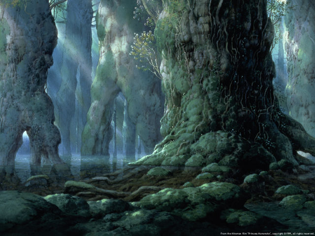 princess mononoke forest creatures