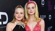 Elle Fanning and Dakota Fanning in 2020