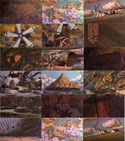 The opening sequence of Laputa.