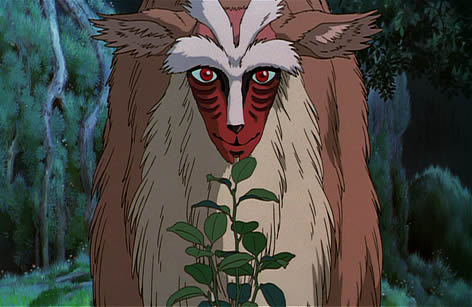 princess mononoke forest spirit head