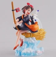 Kiki and Jiji on the broom