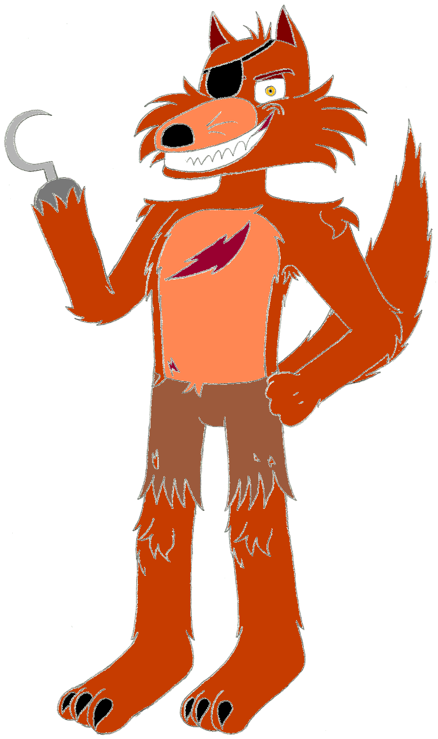 Decided to draw Withered Foxy because I felt like it : r