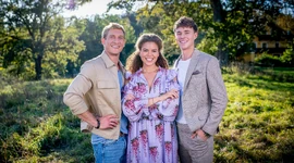 Vincent Ritter mit Ana und Philipp Alves