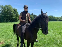 Tim mit seinem Pferd Nero