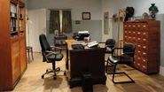 Das Büro in der Brauerei