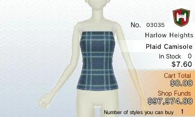 Harlow Heights/Clothing | Style Savvy Wiki | Fandom
