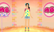 The sample outfit the player receives upon their first visit to April Bonbon in Styling Star.