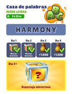 La palabra “HARMONY”