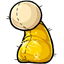 Gold User Icon Plushie