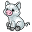 White Pig Plushie