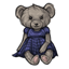 Blue Ballgowned Fancy Bear Plushie