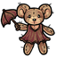 Brown Old Fashioned Teddy Plushie