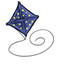 Blue Baby Kite