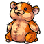 Orange Hamster Plushie