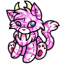 Pale Pink Saber-Toothed Tiger Plushie