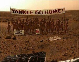 Mars protest