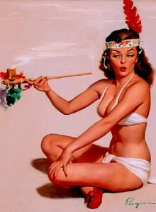 Connie dobbs indian pipe elvgren.jpg
