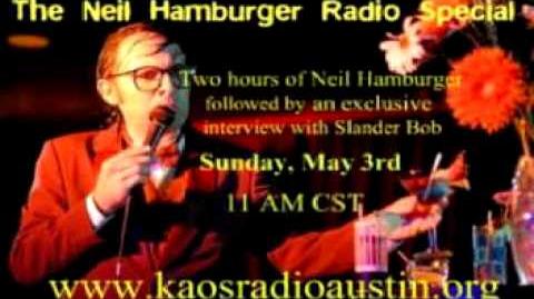 Neil Hamburger Radio Special interview with Slander Bob