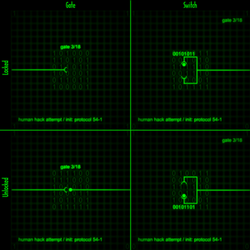 Gate and switch pair