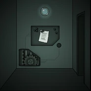 Скриншот локации в SNEE был показан. Возможно, новая теория; дизайн этой комнаты, возможно, будет подобен увиденному в The Clockwork Room. (Теперь известная как 011 - Заводной коридор.)